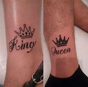 Image result for King and Queen Ankle Tattoos