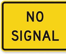 Image result for Printable No Signal
