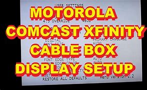 Image result for Comcast Cable Box Motorola HD