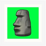 Image result for Easter Island Emoji