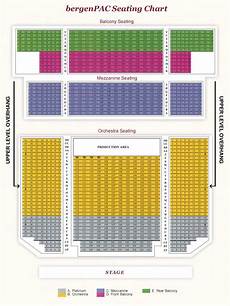 Seating Chart Bergen Performing Arts Center