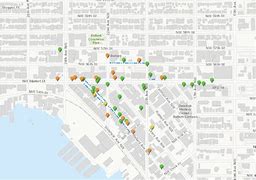 Image result for City Map with Businesses
