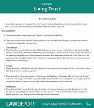 Image result for Will and Trust Template