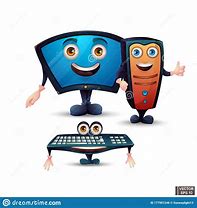 Image result for cartoon computer characters