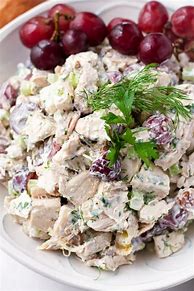 Image result for Chicken Salad with Grapes