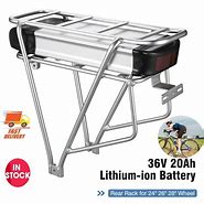 Image result for Electric Bicycle Battery Rack