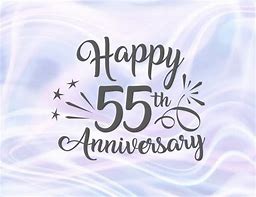 Image result for Clip Art 55 Wedding Anniversary