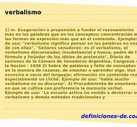 Image result for verbalismo