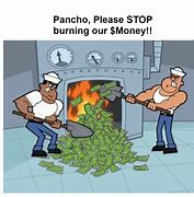 Image result for Burning Money Meme
