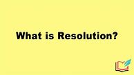 Image result for Resolution Word