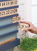 Image result for Wooden Perpetual Calendar Replacement Tiles