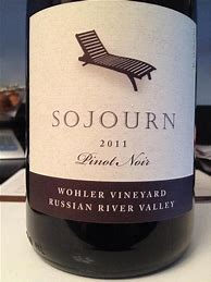 Image result for Sojourn Pinot Noir Wohler Russian River Valley