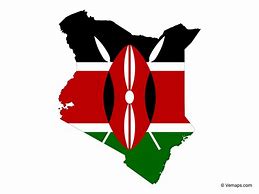 Image result for kenya flag map