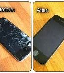 Image result for Cracked iPhone 5S Screen