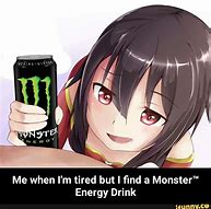 Image result for Anime Monster Energy Drink Meme