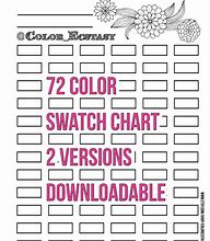 Image result for Blank Swatch Chart by Color Family