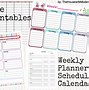 Image result for Weekly Planner with Times Printable
