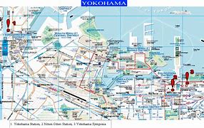 Image result for Map of Yokohama Japan in English