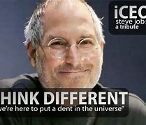 Image result for Steve Jobs Think Diffrent Meme