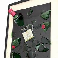 Image result for Broken Champagne Bottle Art