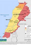 Image result for Map of Lebanon