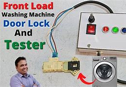 Image result for Diagram for a Door Lock On a Front Loading Washing Machine