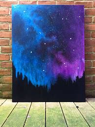 Image result for Galaxy Acrylic Painting