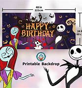 Image result for Nightmare Before Christmas Birthday Background
