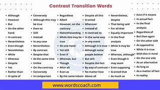 Image result for Compare and Contrast Signal Words PDF