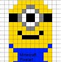 Image result for Minion with Banana Pixel Art