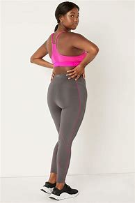 Image result for Pink Leggings High Waist and White Halter Top