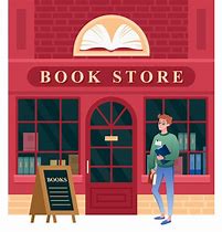 Image result for A Book Shop Cartoon