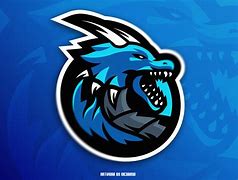 Image result for Free Logo Gaming Blue Dragon