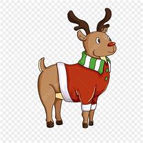 Image result for Christmas Elk Cartoon