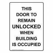 Image result for Door Is Unlock