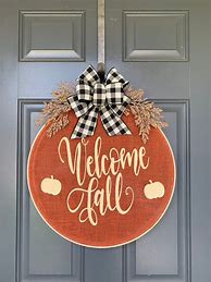 Image result for Fall Wreath Signs