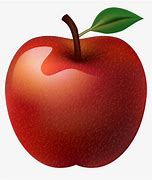 Image result for Red Apple Cartoon Black Background