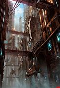 Image result for Abstract Steampunk City