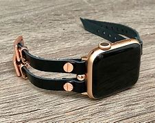 Image result for leather apple watches bands rose gold