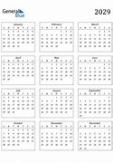 Image result for Calendar for 2029