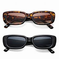 Image result for Rectangular Frame Sunglasses