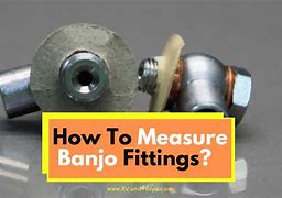 Image result for banjo bolts fittings size