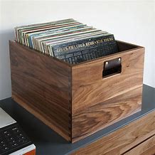 Image result for Vinyl Record Storage Box