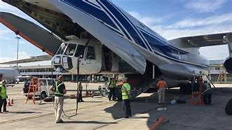 Image result for MI 8 in a Cargo Plane
