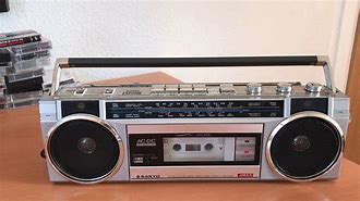 Image result for Sanyo Mono Boombox