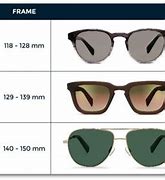 Image result for Sunglasses Size Chart