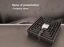 Image result for Maze PowerPoint Template