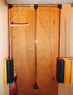 Image result for Perpendicular Closet Rod