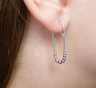 Image result for Paper Clip Earrings