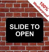 Image result for Slide to Open Sticker Mockup